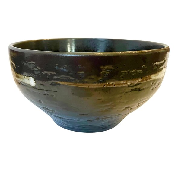 NEW Joseph Abboud Solaris Constellation Brown Drip Glaze Soup Cereal Bowls - Picture 6 of 14